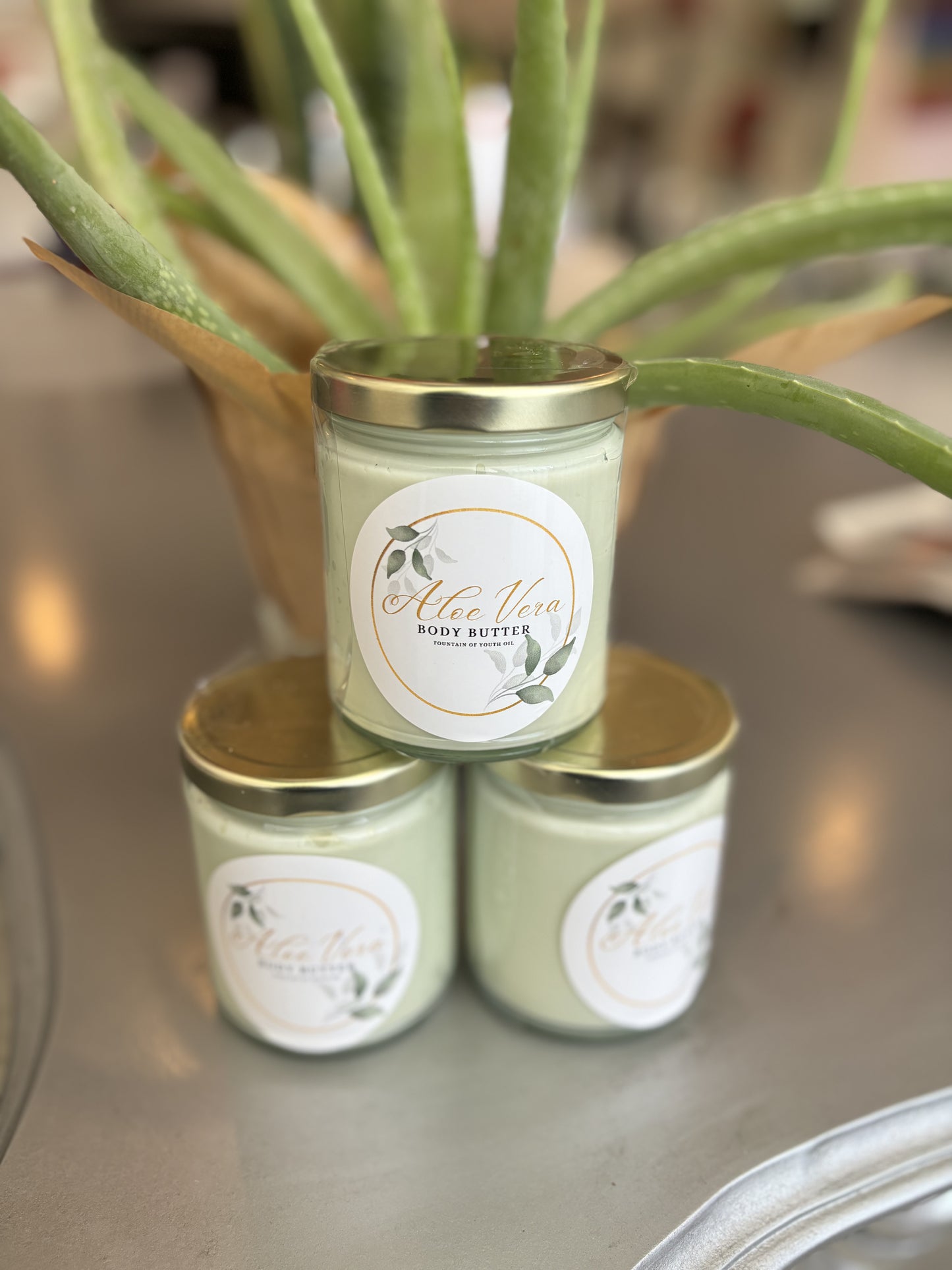 ALOE VERA HAIR, FACE, BODY BUTTER